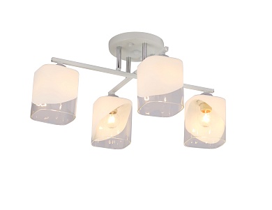 Люстра 07245/4 WHITE+CHROME Люстра 07245/4 WHITE+CHROME