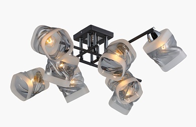 Люстра 74333/8 CHROME+GRAY Люстра 74333/8 CHROME+GRAY