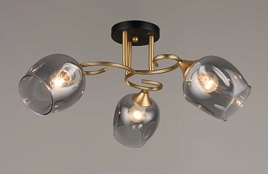 Люстра 4615/3 BK+GD Люстра 4615/3 BK+GD