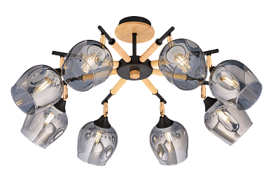 Люстра 4714/8 BK+FGD Люстра 4714/8 BK+FGD