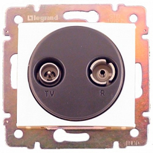 Valena Розетка TV-R оконечная бел 774433 сн/пр Valena Розетка TV-R оконечная бел 774433 сн/пр
