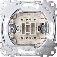 Механизм переключателя выкл. 1-кл. 1-пол. СП Merten Antique 10А SchE MTN3117-0000
