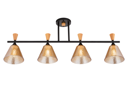 Люстра 4864/4 BK+WOOD сн/пр Люстра 4864/4 BK+WOOD сн/пр