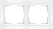 Веркель Рамка на 2 поста (белый, basic) WL03-Frame-02
