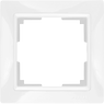 Веркель Рамка на 1 пост (белый, basic) WL03-Frame-01/W0012001