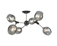Люстра SF3328/6C-BK-CR-SMK
