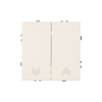 Эмили Выключатель 2кл самовозвратный, белый фарфор, RSW10-5113-01