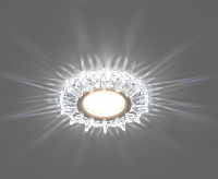 Светильник с подсветкой GU5.3 MR16  CD3910 прозрачный хром сн/пр