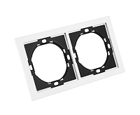 Мия Рамка 2 поста, белая магнолия, PFR00-3002-01