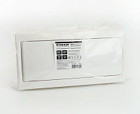 Бокс встраиваемый 12 модулей IP20, непрозрачная белая дверца, Stekker