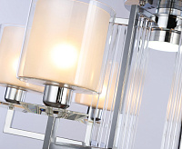 Люстра TR4418 CH/CL/FR хром/прозрачный/белый матовый Е27*6