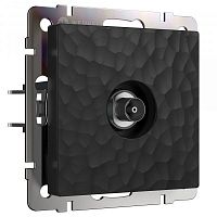 Веркель Розетка TV (черный матовый) W1283008 Hammer