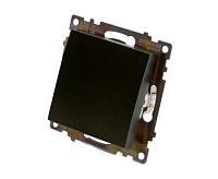 Катрин Выключатель 1-кл графит GLS10-7103-06