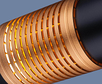 Подвесной светильник DLN001 MR16 черный матовый/золото сн/пр