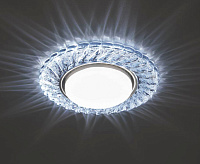 Светильник с подсветкой GX53 CD4021 15W 6400К прозрачный хром