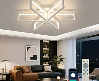 Люстра светодиодная "MALDI"120W 6S APP--650*150-WHITE/WHITE-220-IP20