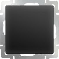 Веркель Перекрестный переключатель одноклавишный (черный матовый) WL08-SW-1G-C