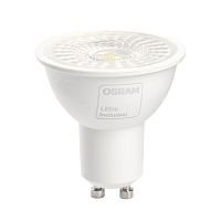 Лампа светодиодная&nbsp;&nbsp;7W GU10 4000K в черном корпусе с линзой 110 градусов LB-1607