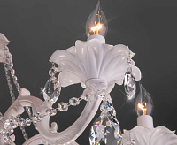 Люстра 10108/5 белый/прозрачный хрусталь