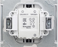 GLOSSA Переключатель 1-кл шоколад GSL000861