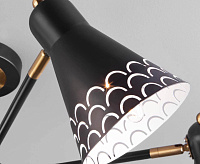 Люстра 70100/6 черный сн/пр