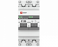 Автоматический выключатель EKF ВА 47-63 2P 4,5kA 20 А