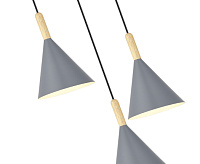 Подвесной светильник SLE1255-433-03 черный/серый