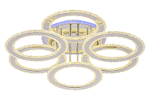 Люстра светодиодная 5217/6 CR/RGB