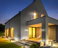 Cветильник уличный 1530 TECHNO LED серый IP65