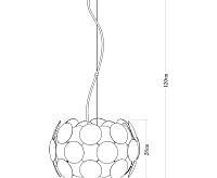 Люстра A5839SP-4WH