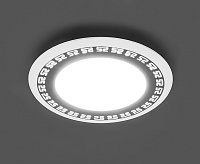 Светильник встраиваемый 16W с белой подсветкой AL2440 сн/пр