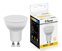 Лампа светодиодная&nbsp;&nbsp;7W GU10 2700K LB-26 (Feron)