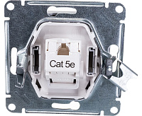 AtlasDesign алюминий Механизм розетки компьютерной RJ45 ATN000383