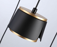 Подвесной светильник TN71252/3 BK/GD черный/золото GX53/3