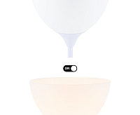 Светильник напольный (торшер) HT-759 W Е27/Е14, белый