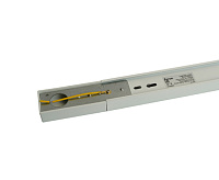 Шинопровод 1м в наборе токовод, заглушка и крепление белый CAB1007