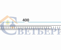 Хомут nylon 400 x 4,8 мм 100 шт белый  REXANT