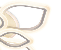 Люстра светодиодная FA517/4+4 WH 228W + 28W белый (ПДУ Радио 2,4)