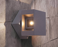 Настенный светодиодный светильник 1606 TECHNO LED TELLUS  графит IP65 сн/пр