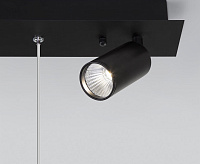 Подвесной LED светильник 90249/3 черный с ПДУ