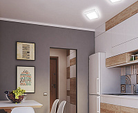 Накладной светильник DLS 12W S-150-CW-WHITE/WHITE-220-IP44