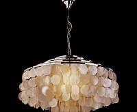 Люстра металл 3535/6 хром/перламутр