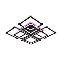 Люстра светодиодная 3088/4+4 BK+RGB