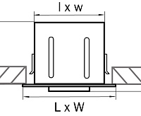 Светильник встраиваемый карданный 214028 CARDANO 16X2 MR16 ЧЕРНЫЙ