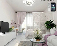 Люстра светодиодная "GLORY" 100W 5F-APP-610/80-White/White-220-IP20