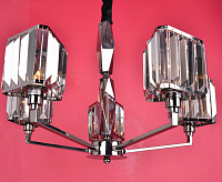 Люстра металл 5175/5A PBK+SMG