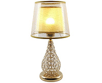 Настольная лампа ZARina 2R 1xE27 GOLD/CRISTAL 220-IP20