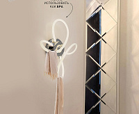 Люстра светодиодная "OMNIA" 30W OV-640/500/180-RC-CHROME/OPAL сн/пр