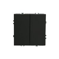 Эмили Переключатель 2кл, перекрестный, черный уголь ,RSW10-5111-05