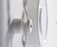 Ретро кабель витой 2х1,5 (белый) 20 м